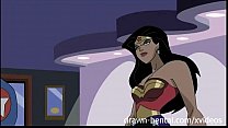 Хентай с супергероями - Чудо-женщина против Капитана Америки