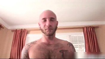 Hot naked gay guy jerks his cock gay porn