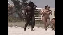 Black On Nudist Beach