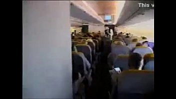 XXX on the plane with the stewardess