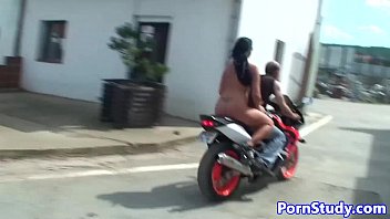 Nudist eurobabe teased by mechanics