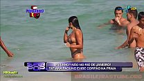 Thatiana Pagung Showing Her Ass on the Beach | BraziliansTube.org