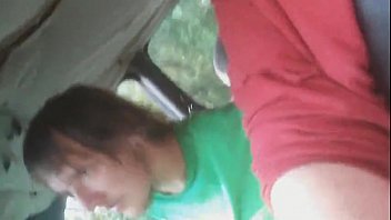druggie sucking in the car