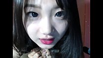 fille coréenne se déshabille pour une webcam part 1
