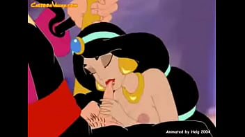 Arabian Nights - Princess Jasmine fucked by bad wizard