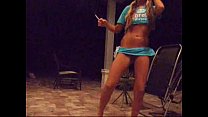 Сексуальная белая девушка танцует с Lil Wayne