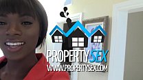 PropertySex - Belle interracial noir d'agent immobilier