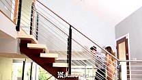 Passion-HD - Высокая красотка Анастасия Блэк вылизывает киску на лестнице