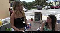 Stunning Euro Teen Gets Talked In To Giving A Blowjob For Cash 14