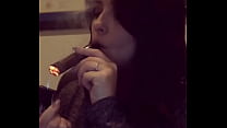 instagram woman smoking cigar
