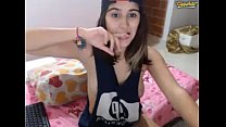 Colombian teen on cam Colombian broadcasting