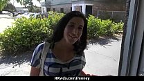 Cute Teen Suck and fucked for cash 14