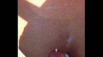 Married whore outside cumshot