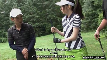 Golfing can be fun when the clubs get sucked