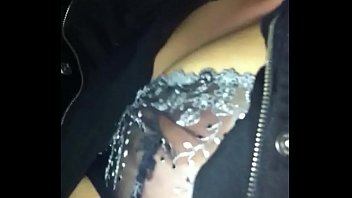 s. sister boob in bra in car