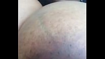 Busty Ebony Teen Massages Her Tits