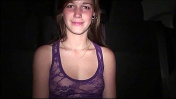 Teen cutie Alexis Crystal PUBLIC sex gang bang orgy 11 min
