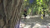 Горячую крошку Kate трахают в лесу