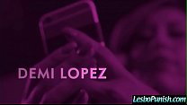 (Demi Lopez & Gia Paige) Horny Lez son castigadas con juguetes por Mean Lesbo Clip-05