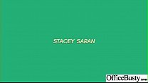 Busty Office Girl（Stacey Saran）Get Hardcore Action Bang vid-30