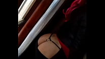 ass in stockings sticking out x the window 8
