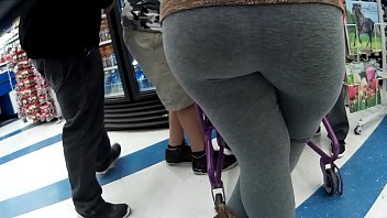 big ass in gray leggings ..