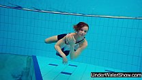 Young and hot teen Avenna in the pool