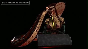 3D Cobra Chick masturbiert