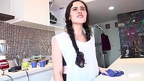 MAMACITAZ - #Luna Ruiz - Brunette Latina Maid Enjoys Rough POV Sex After Cleaning