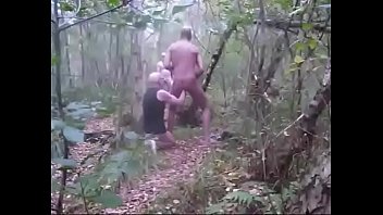 Old man fisting muscle gay outdoors