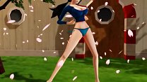 -MMD One Piece- Nico Robin twerking e dancing