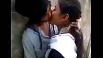 Hot kissing scene in college