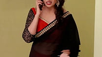 Divyanka Tripathi hot Deep Navel en sari de cadera baja
