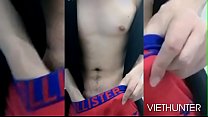 Sexo gay vietnamita com calças vermelhas