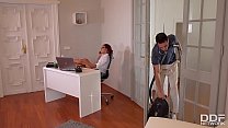 Rose Valerie's Anal Office Cleaning With Kai Taylor's Long