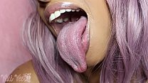 Longue Long Tongue Mund Fetisch Lutscher VOLLES VIDEO