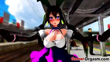 GamerOrgasm.com | Big Tits 3D Fancy Girl Dancing