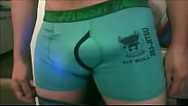 green boxer underwear