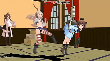 Kinky Girls Spanking Fun - GamerOrgasm.com
