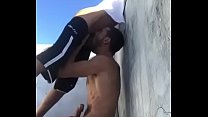 Sexo oral en el balcon