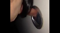 cumming inside the wife while she sucks at the gloryhole