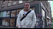Sexy dude takes a voyage and visites the amsterdam prostitutes