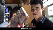 Twink latino español pagó en efectivo para follar a su amigo heterosexual en la cámara