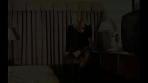Mature slut gets teased whilst being fastened to armchair