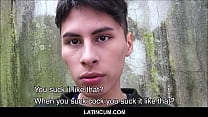 Young Broke Latino Twink Has Sex With Stranger Off Street For Money POV