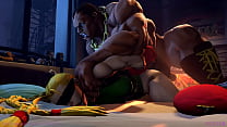 Cammy White vs Balrog - Street Fighter V (con sonido de voz)
