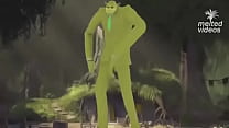 Sherek dancing to the sound of the big family