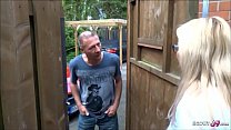 Немецкая жена - жена Дженни трахает соседа, когда мужик на работе немецкий