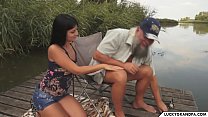 рыбалка с дедушкой