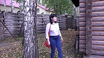 Depraved brunette with juicy ass loves to fuck anal in public places. Fetish masturbation on the street leads to a better orgasm.